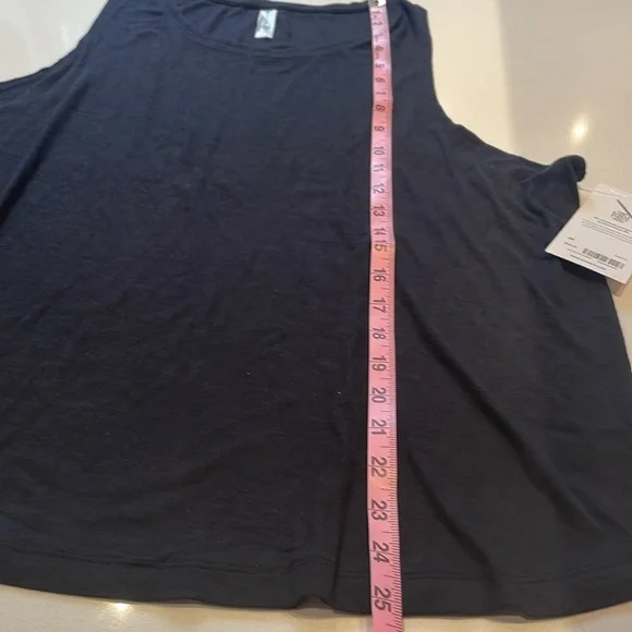 🆕 Athleta Well Rested Ribbed Sleep Tank, Black - Picture 8 of 8